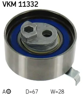 Ролик модуля натягувача ременя SKF VKM 11332