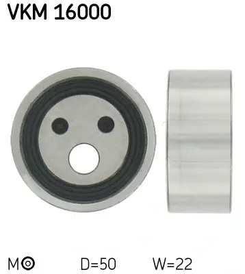 Ролик модуля натягувача ременя SKF VKM 16000 (фото 1)