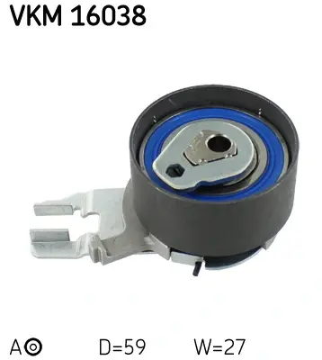 Ролик модуля натягувача ременя SKF VKM 16038
