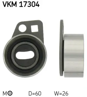 Ролик модуля натягувача ременя SKF VKM17304