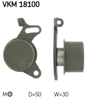 Ролик модуля натягувача ременя SKF VKM18100 (фото 1)