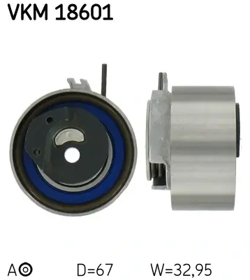 Ролик модуля натягувача ременя SKF VKM 18601