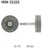 Ролик модуля натягувача ременя SKF VKM 31221