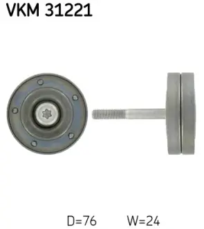 Ролик модуля натягувача ременя SKF VKM 31221