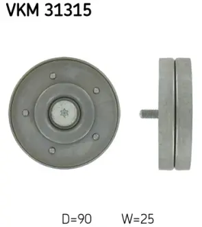 Ролик модуля натягувача ременя SKF VKM 31315