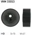 Ролик модуля натягувача ременя SKF VKM 33013