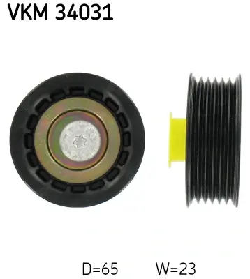 Ролик модуля натягувача ременя SKF VKM 34031