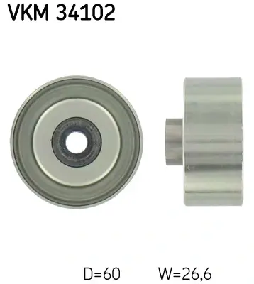 Ролик модуля натягувача ременя SKF VKM 34102