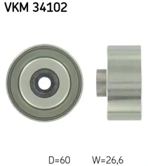 Ролик модуля натягувача ременя SKF VKM 34102