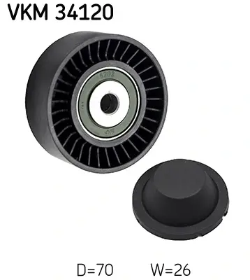 Ролик модуля натягувача ременя SKF VKM 34120