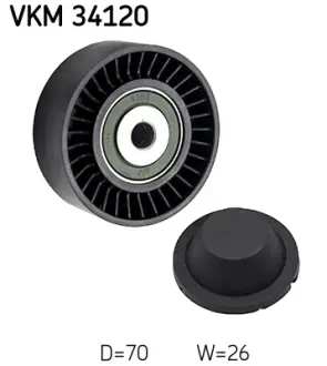 Ролик модуля натягувача ременя SKF VKM 34120