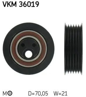 Ролик модуля натягувача ременя SKF VKM36019