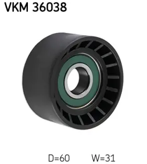 Ролик модуля натягувача ременя SKF VKM 36038