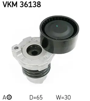 Ролик модуля натягувача ременя SKF VKM 36138