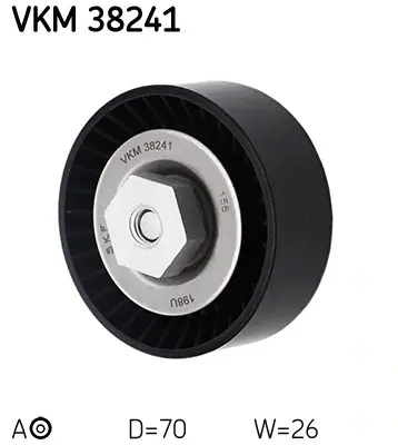 Ролик модуля натягувача ременя SKF VKM 38241