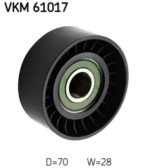 Ролик модуля натягувача ременя SKF VKM 61017