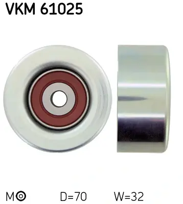 Ролик модуля натягувача ременя SKF VKM 61025 (фото 1)