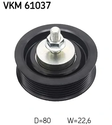 Ролик модуля натягувача ременя SKF VKM 61037