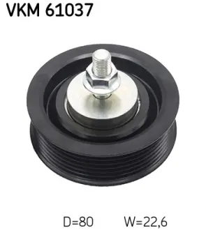 Ролик модуля натягувача ременя SKF VKM 61037