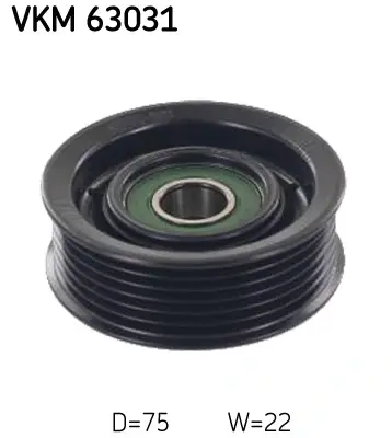 Ролик модуля натягувача ременя SKF VKM 63031