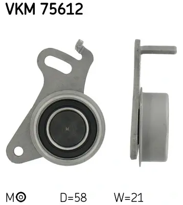 Ролик модуля натягувача ременя SKF VKM 75612 (фото 1)