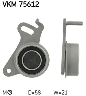 Ролик модуля натягувача ременя SKF VKM 75612