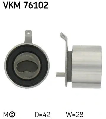 Ролик модуля натягувача ременя SKF VKM 76102