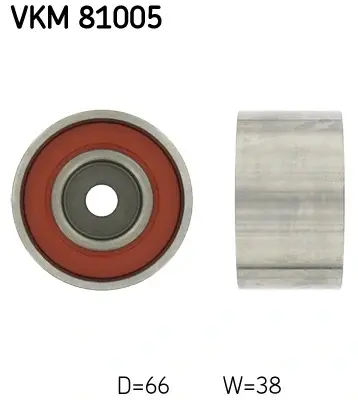 Ролик модуля натягувача ременя SKF VKM 81005 (фото 1)