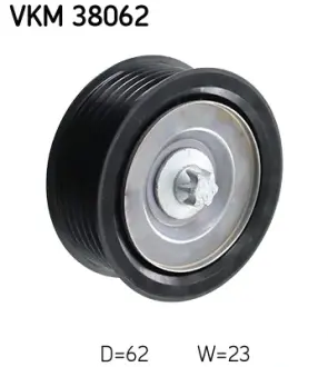 Ролик модуля натяжителя ремня MERCEDES-BENZ S-CLASS (W221) S 500 (пр-во) SKF VKM 38062