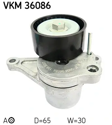 Ролик натяж. гладкий генератора 2.3dCi 10- SKF VKM 36086