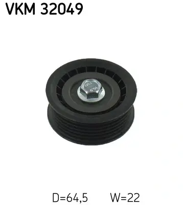 Ролик натяжителя ремня (Пр-во) SKF VKM 32049