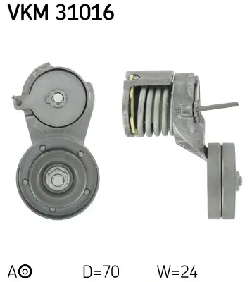 Ролик натяжний SKF VKM 31016