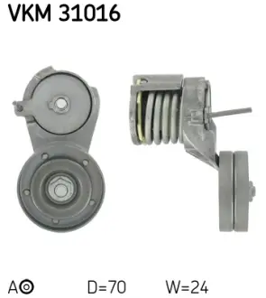 Ролик натяжний SKF VKM 31016