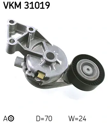 Ролик натяжний SKF VKM 31019 (фото 1)