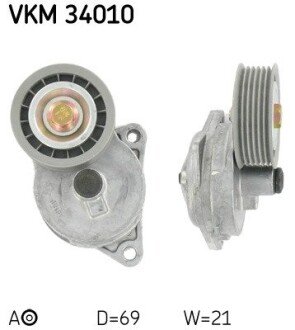 Ролик натяжний skf VKM 34010 на Форд Maverick