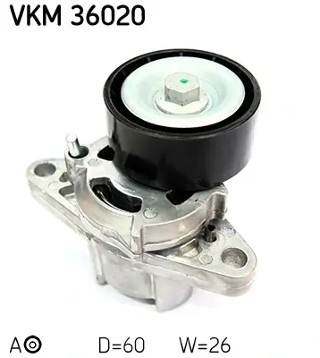 Ролик натяжний SKF VKM 36020