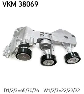 Ролик натяжний SKF VKM 38069