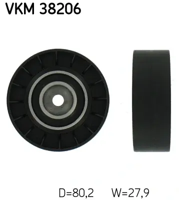 Ролик паразитний BMW 5/7/8 ""3,0/4,4L ""92-04 SKF VKM38206