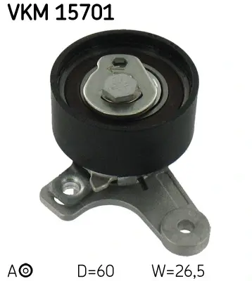 Ролик ременя грм натяжний CHEVROLET/OPEL Captiva/Cruze/Epica/Antara ''2,0D ''06>> SKF ""VKM15701" (фото 1)