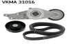 Роликовий модуль натягувача ременя (ролик, ремінь) skf VKMA 31016