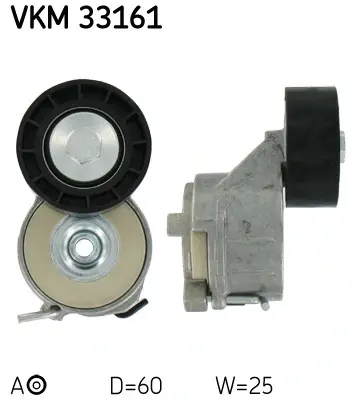 Роликовий модуль натягувача ременя SKF VKM 33161