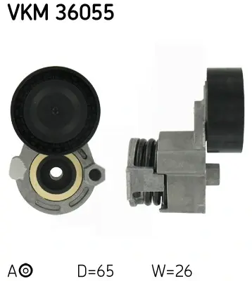 Роликовий модуль натягувача ременя SKF VKM 36055