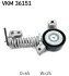 Роликовий модуль натягувача ременя SKF VKM 36151