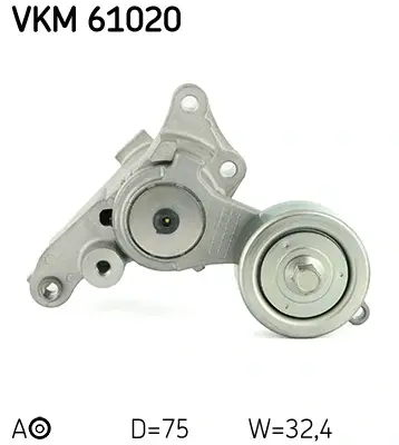 Роликовий модуль натягувача ременя SKF VKM 61020