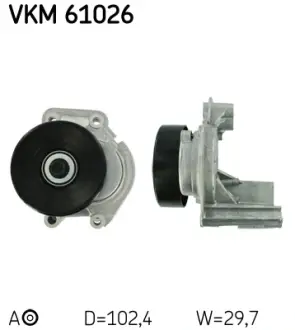 Роликовий модуль натягувача ременя SKF VKM 61026