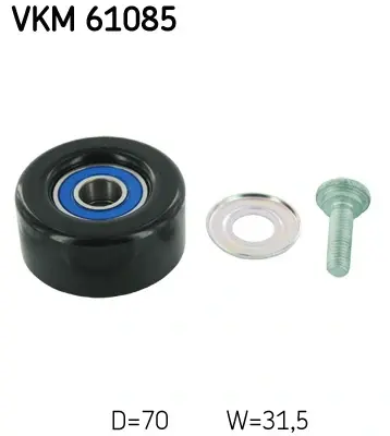 Роликовий модуль натягувача ременя SKF VKM 61085 (фото 1)