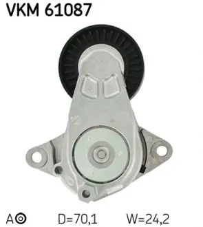 Роликовий модуль натягувача ременя SKF VKM 61087