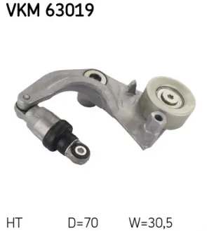 Роликовий модуль натягувача ременя SKF VKM63019