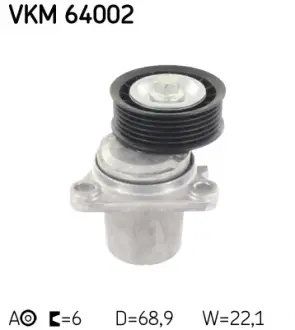 Роликовий модуль натягувача ременя SKF VKM 64002