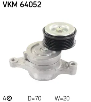 Роликовый модуль натяжителя ремня MAZDA 3 (BM) 1.6 (пр-во) SKF VKM 64052